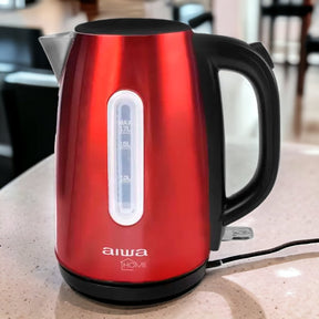 Hervidor de Acero Inoxidable Tipo Tetera Aiwa 1.7L /2200W RD