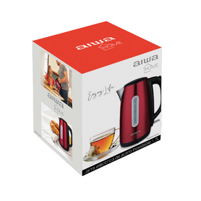 Hervidor de Acero Inoxidable Tipo Tetera Aiwa 1.7L /2200W RD