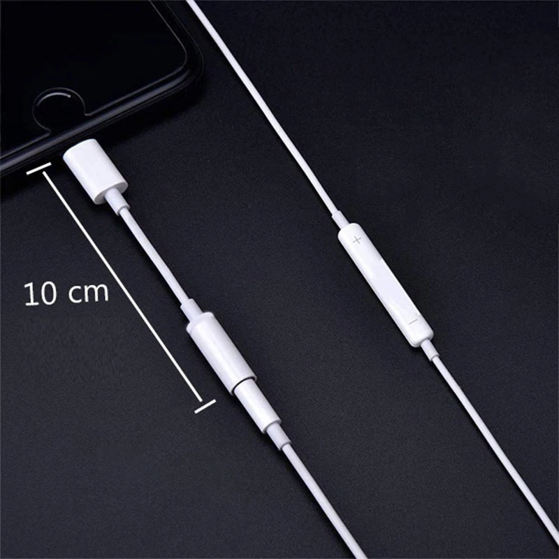 Adaptador De Audífonos Para Iphone Lightning A Jack 3.5mm