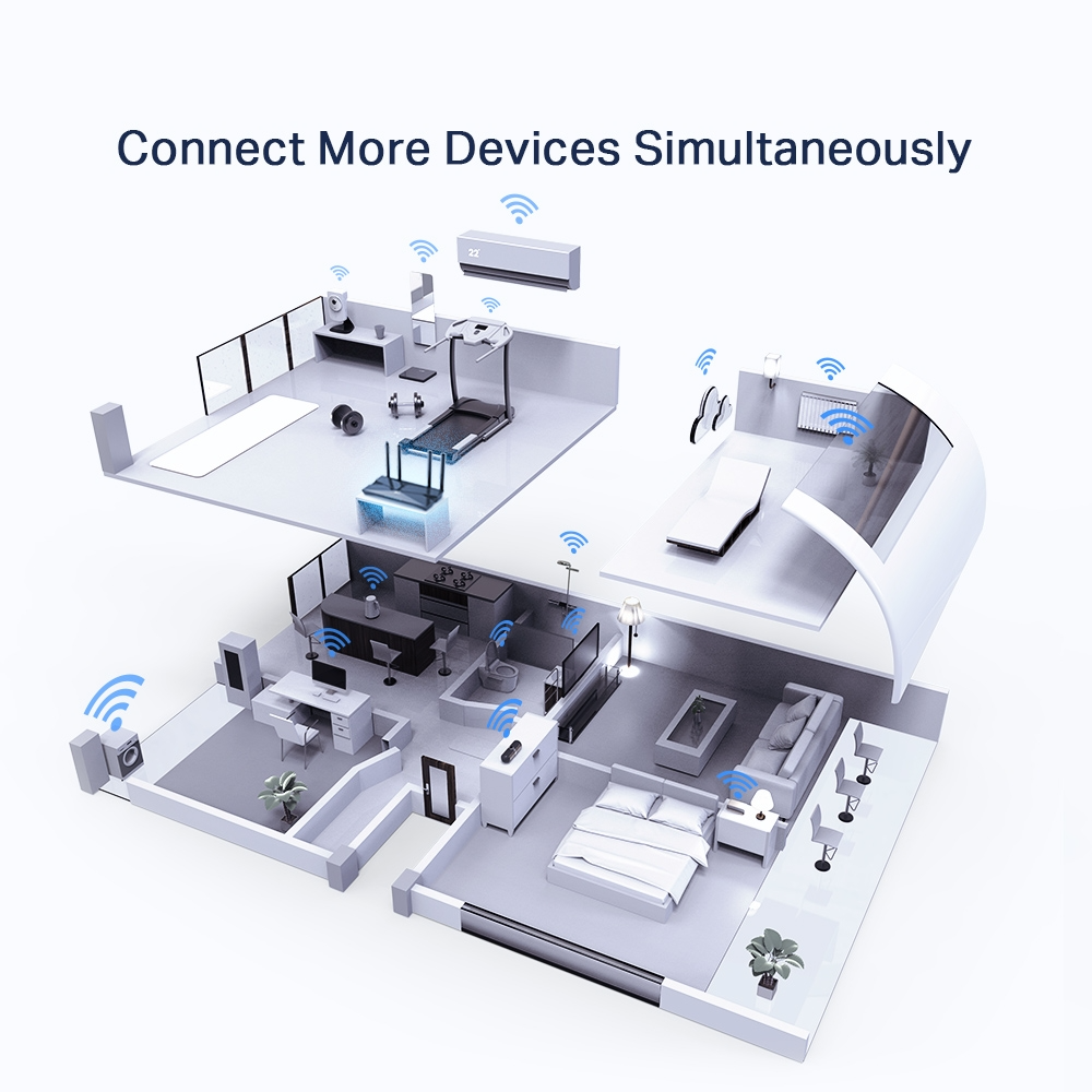 Router TP-Link WIFI 6.0 AX3000 Archer AX53 Dual Band Gigabit