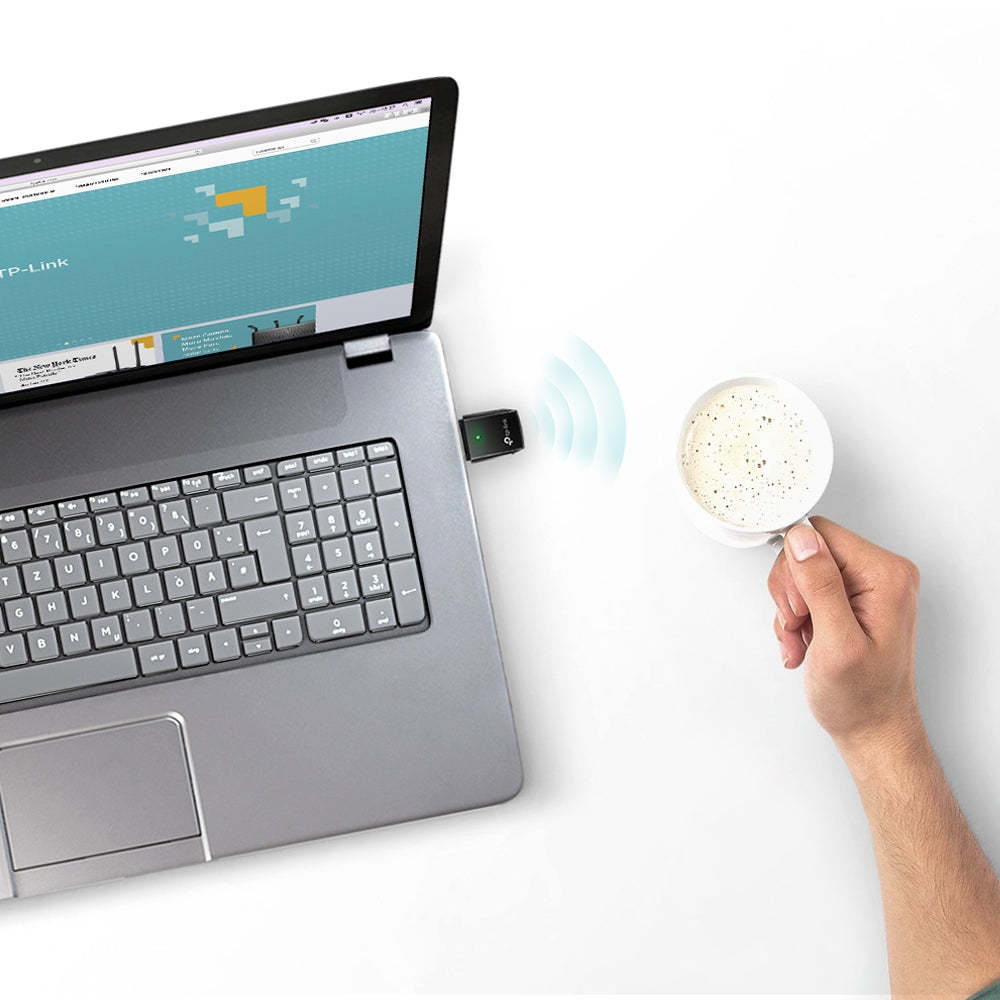 Adaptador Wifi Usb Tp-Link Doble Banda Full Speed 600 Mbps Archer T2U