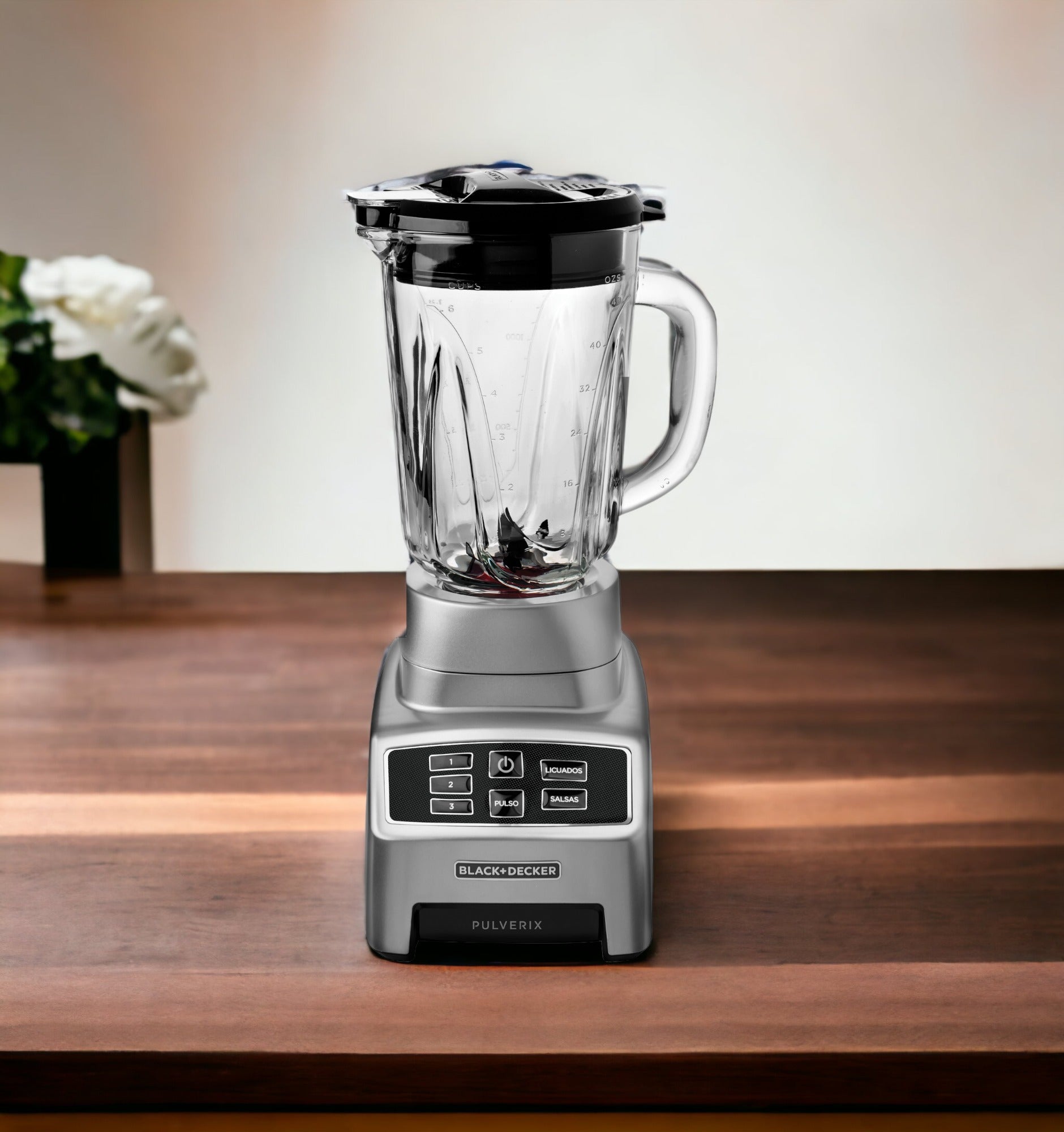 Licuadora Black + Decker Touch 700W Pulverix PRO BL1840MS-CL