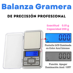 Pesa Gramera De Alta Precisión 200 Gramos WS32S Pro