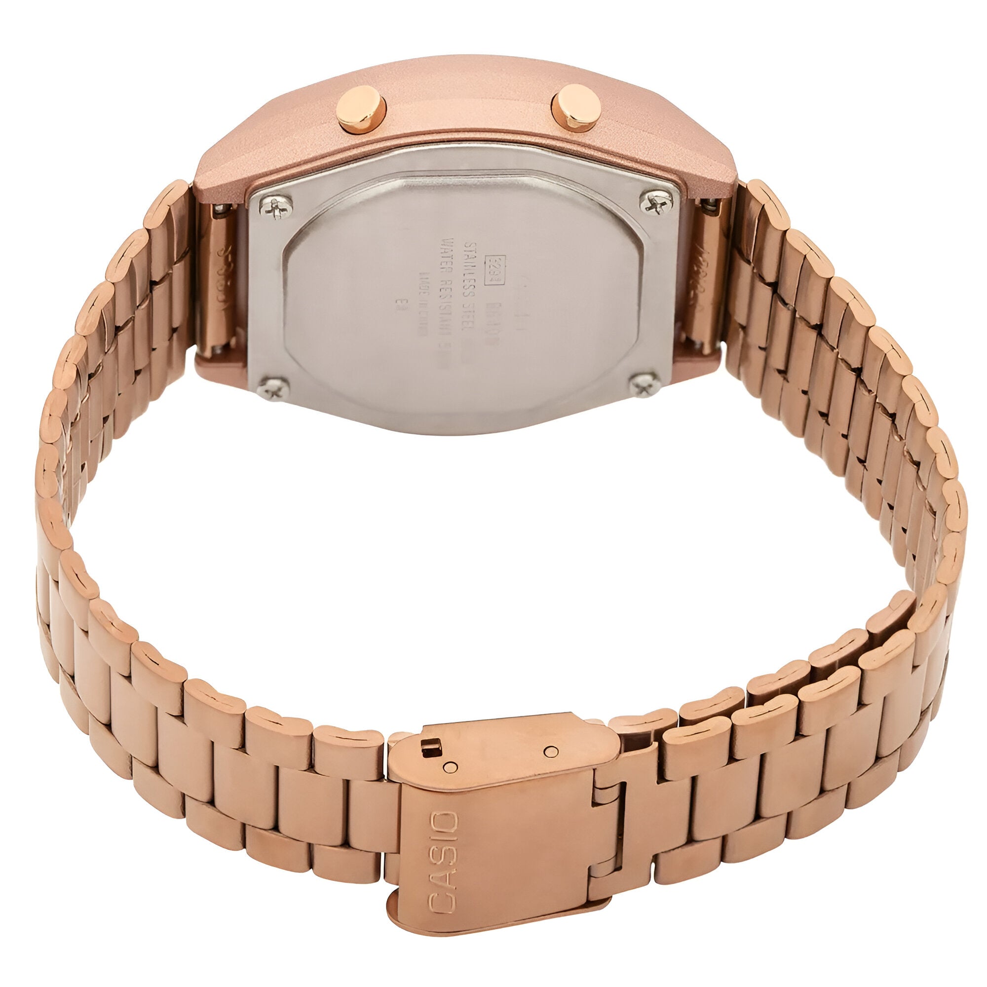 Reloj Digital Casio Oro Rosa Mujer B640WMR-5ADF