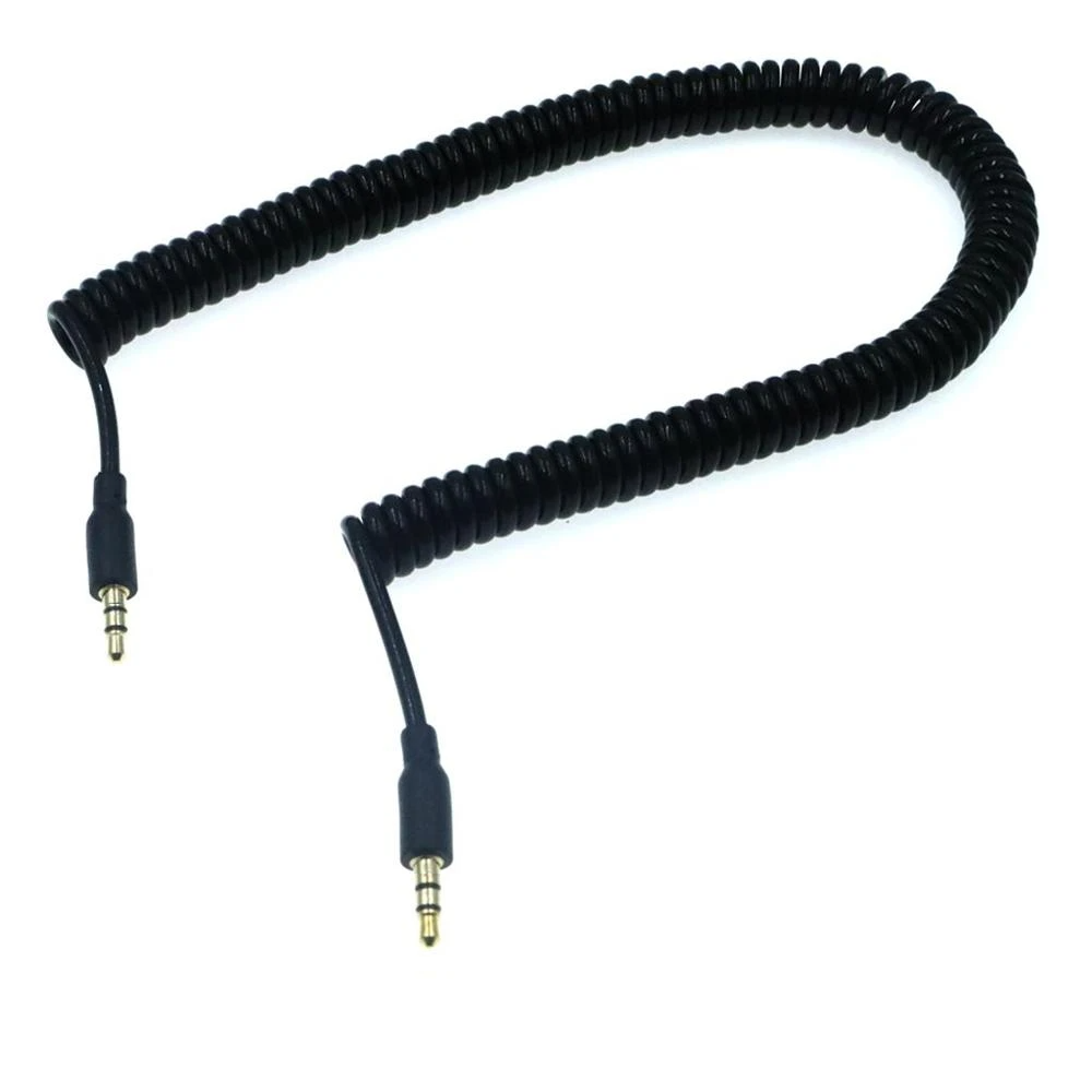 Cable De Audio 1X1 HIFI Tipo Espiral de 1.8 Metros Reforzado