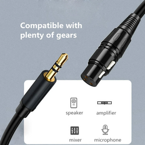 Cable Canon a Jack 3.5mm Balanceado 2.5M MC435 Profesional