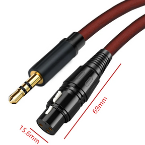 Cable Canon a Jack 3.5mm Balanceado 2.5M MC435 Profesional