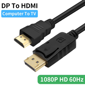 Cable DisplayPort DP a HDMI 4K Ultra HD 1.8m Reforzado