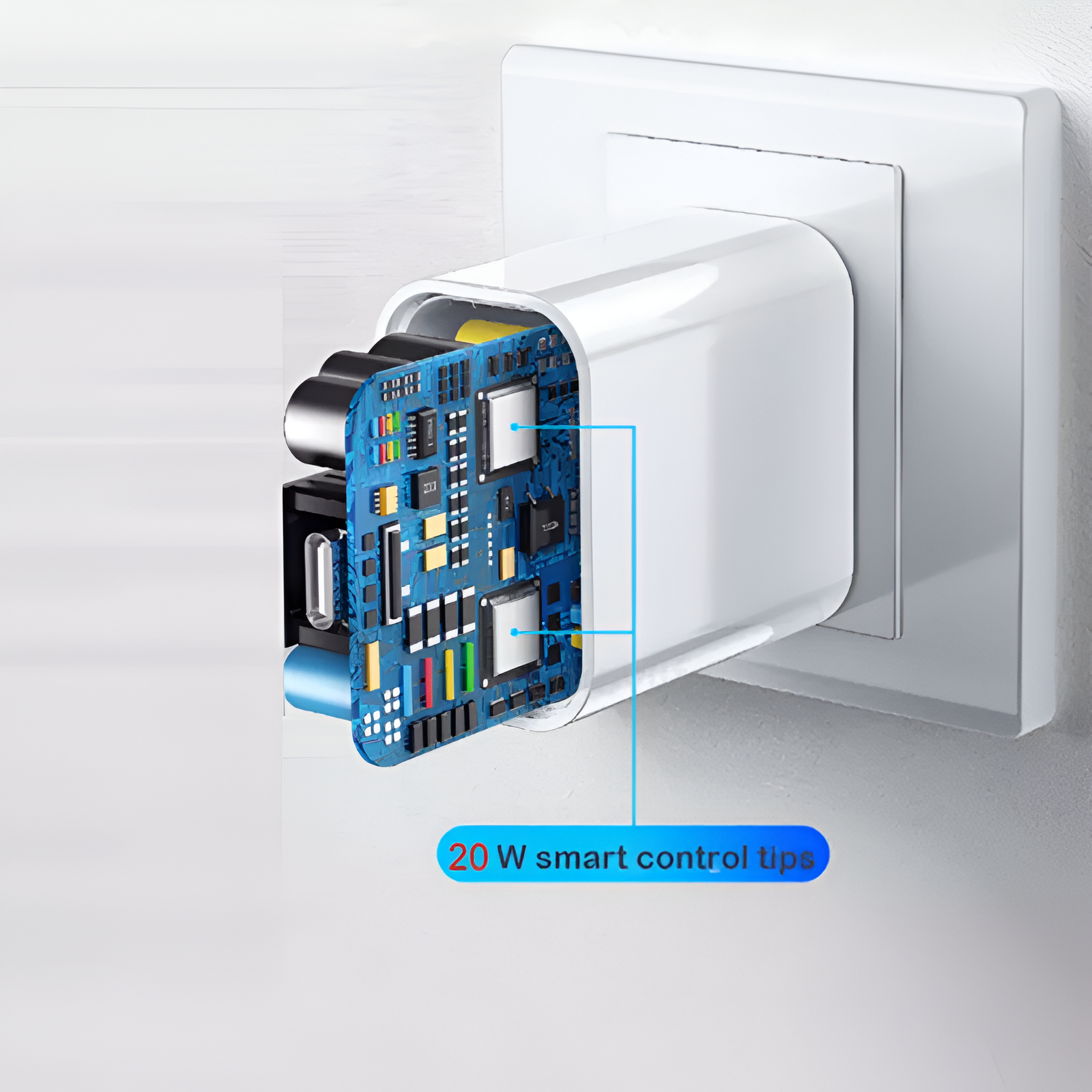 Cargador Type-C Tecmaster Power Delivery 20W SEC TM-200524
