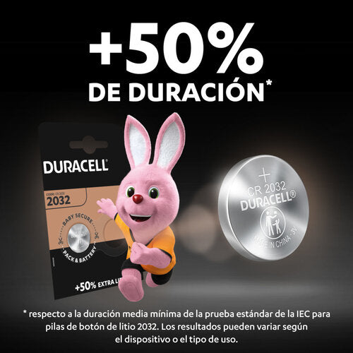 Pila Duracell Especial 2032 Lithium Battery 3V Long Life