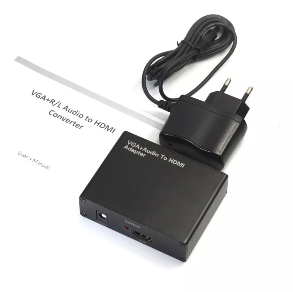 Conversor VGA A HDMI con Audio HD 60HZ Full HD 1080P HGA06