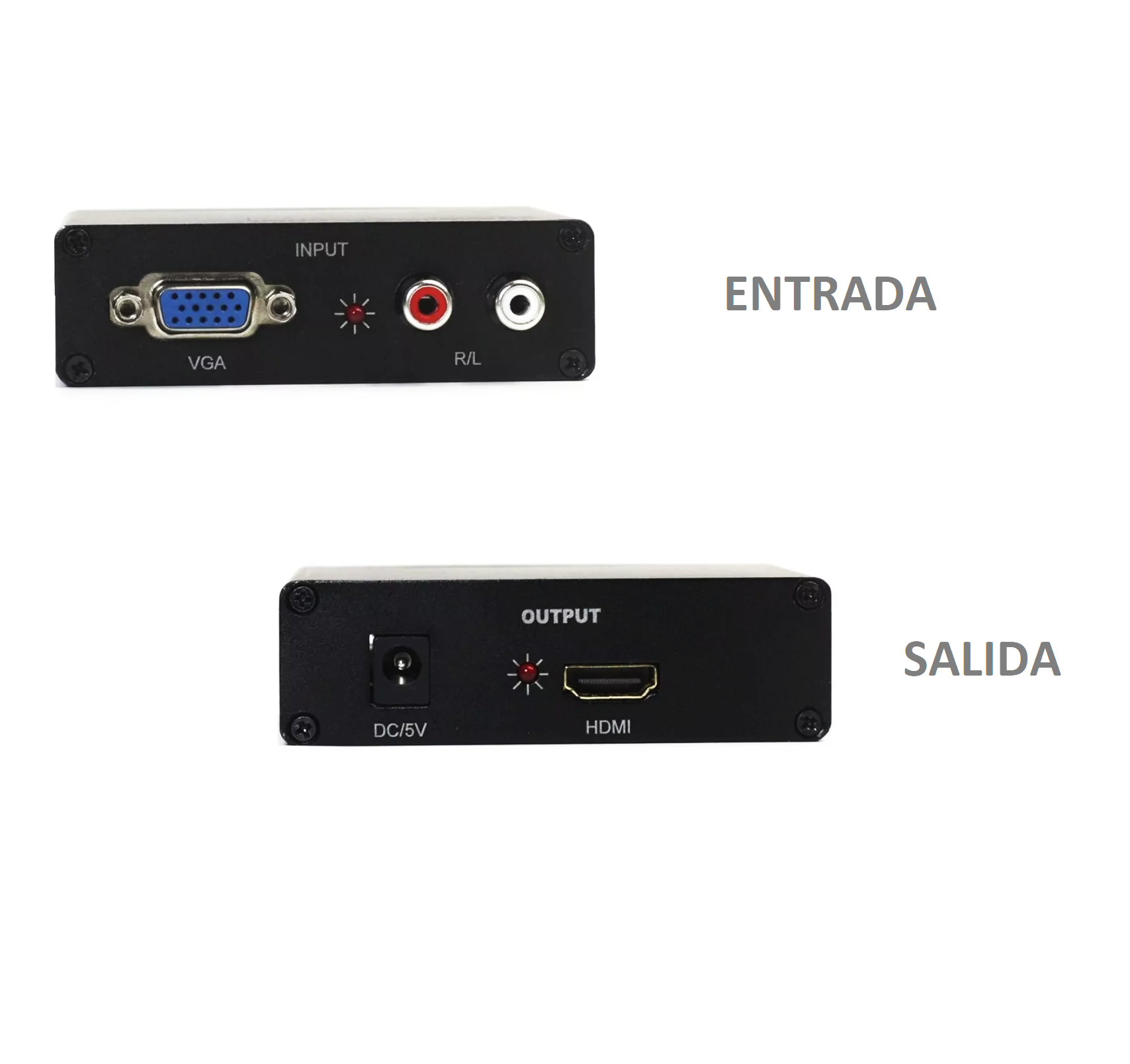 Conversor VGA A HDMI con Audio HD 60HZ Full HD 1080P HGA06