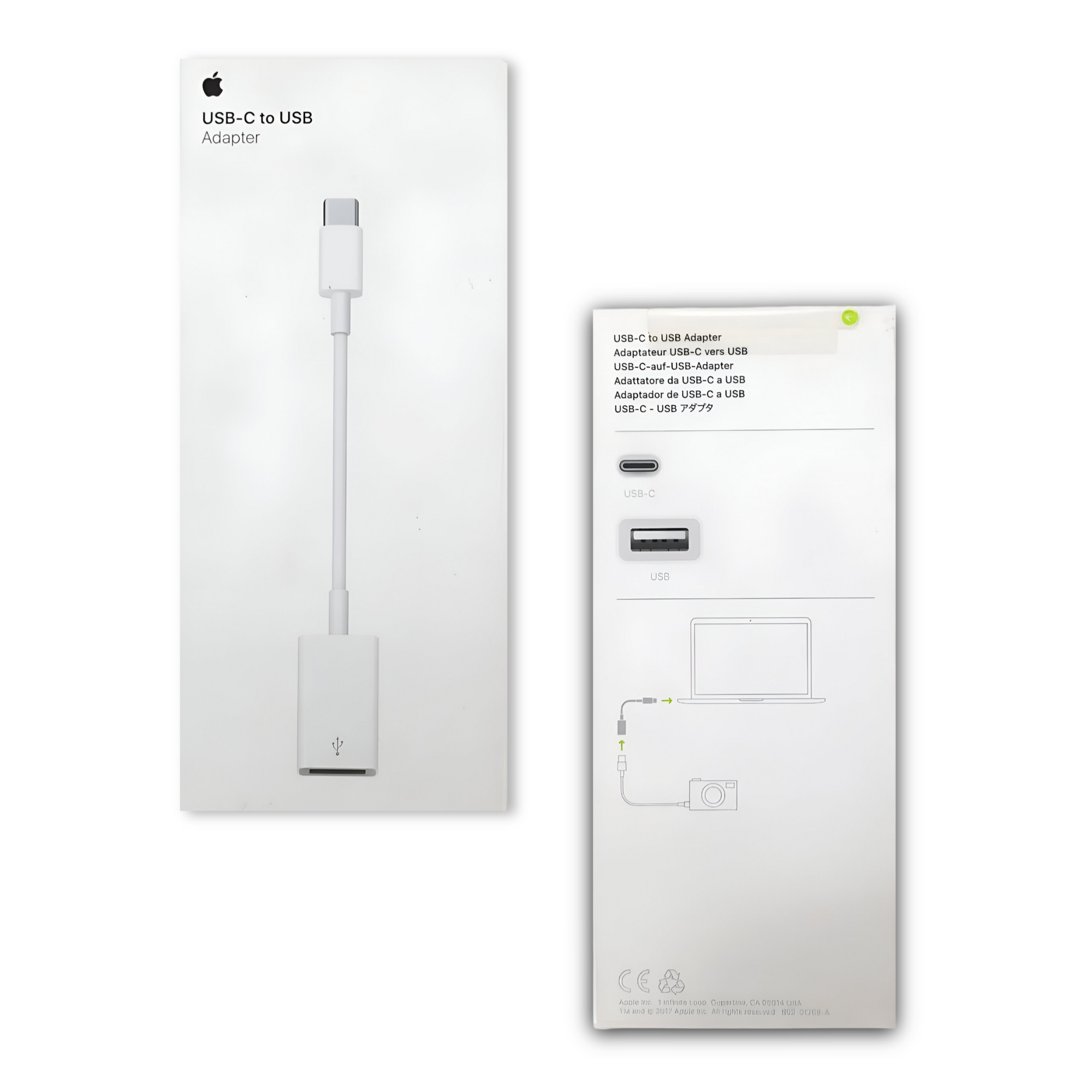Adaptador Apple USB-C a USB-A OTG Original MJ1M2AM