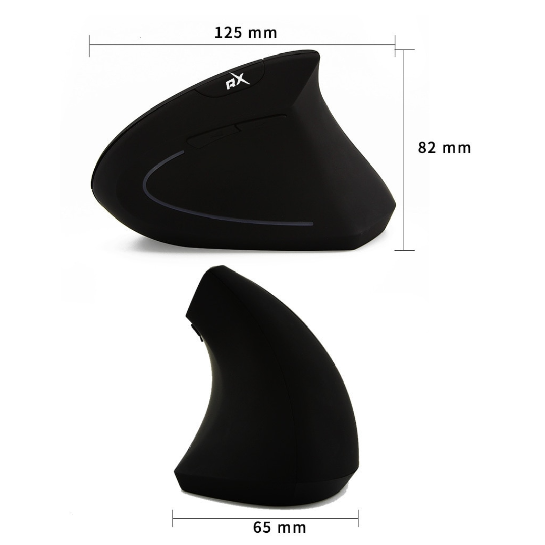 Mouse Gamer Vertical Inalámbrico Ergonómico Bluetooth RX0053