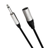 Cable de Audio XLR Macho a Jack 6,3mm Profesional 10 Metros