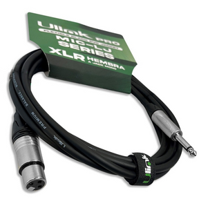 Cable de Audio XLR Hembra a Jack 6,3mm Macho Profesional 10M