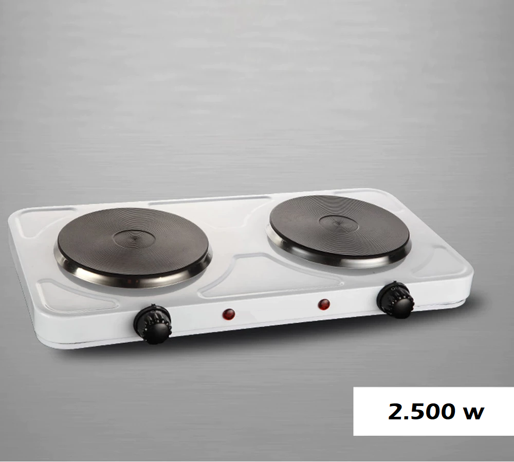 Cocina Eléctrica Encimera de 2 Platos Portátil 2000W G301PRO