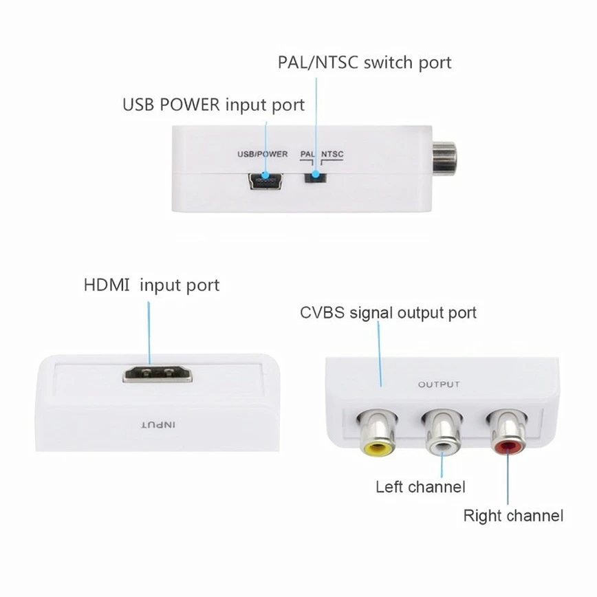 Conversor de entrada HDMI a Salida RCA Full HD Ulink UL-HRCA