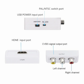 Conversor de entrada HDMI a Salida RCA Full HD Ulink UL-HRCA