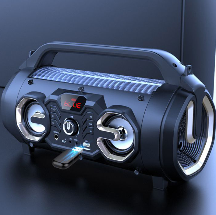 Parlante Bazuca IRT Bluetooth FM LED con Micrófono 30 RMS