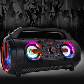 Parlante Bazuca IRT Bluetooth FM LED con Micrófono 30 RMS