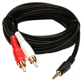 Cable De Audio (2X1) Jack 3.5mm a RCA 3 MT Ulink Deluxe Line