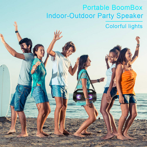 Parlante Bazuca IRT Bluetooth FM LED con Micrófono 30 RMS