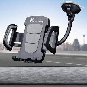 Soporte de Auto para Smartphone con Brazo Telescópico Vidrio