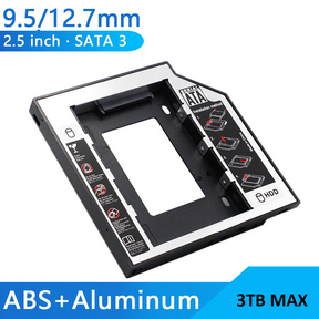 Caddy para Disco SSD o HDD de 2.5" SATA / 9.5mm High Speed