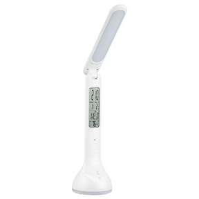 Lampara de Escritorio LED Recargable Touch con Reloj DL368