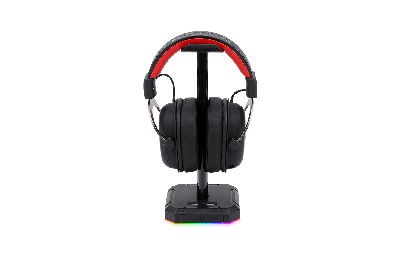 Soporte para Audífonos Redragon Scepter con Hub Usb FULL RGB