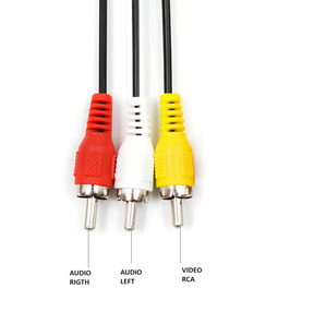 Cable De Audio y Video (3x3) RCA/RCA 1.8MT Ulink Deluxe Line