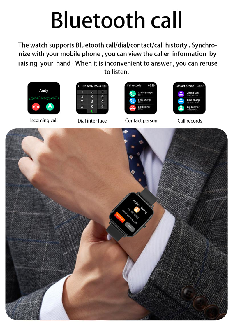 SmartWatch Deportivo WaterProof Touch Healt Tracker BT L126