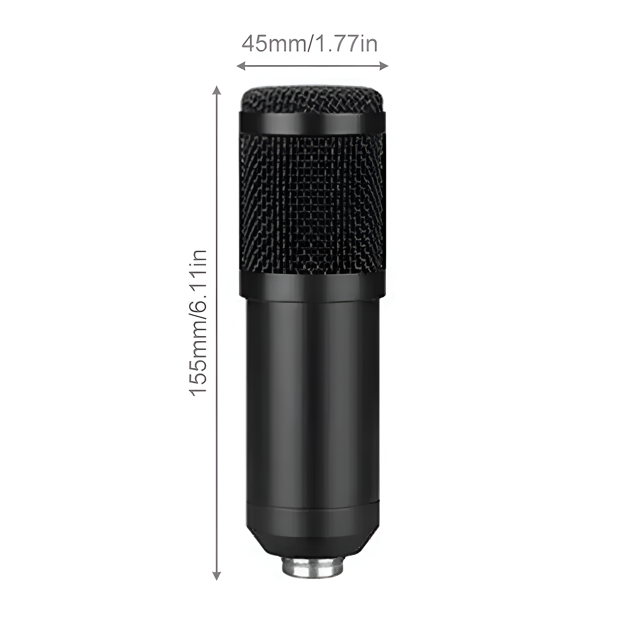 Micrófono Streaming USB Condensador de Estudio C/ Trípode