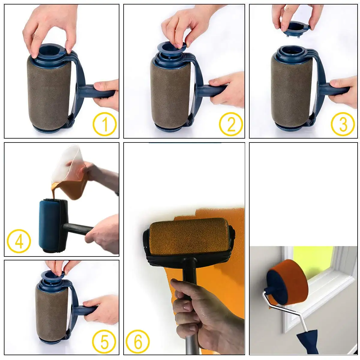 Rodillo de Pintura Profesional Recargable Antiderrame DBG948