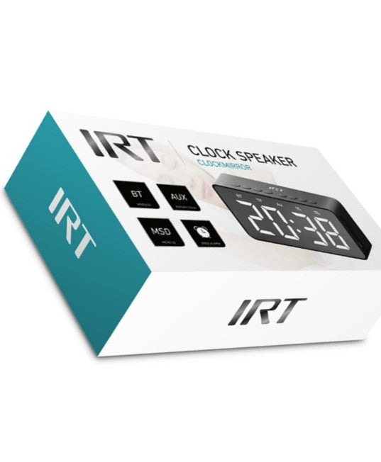 Radio Reloj Despertador IRT LED con Bluetooth/Fm/MicroSD