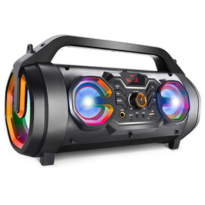 Parlante Bazuca IRT Bluetooth FM LED con Micrófono 30 RMS