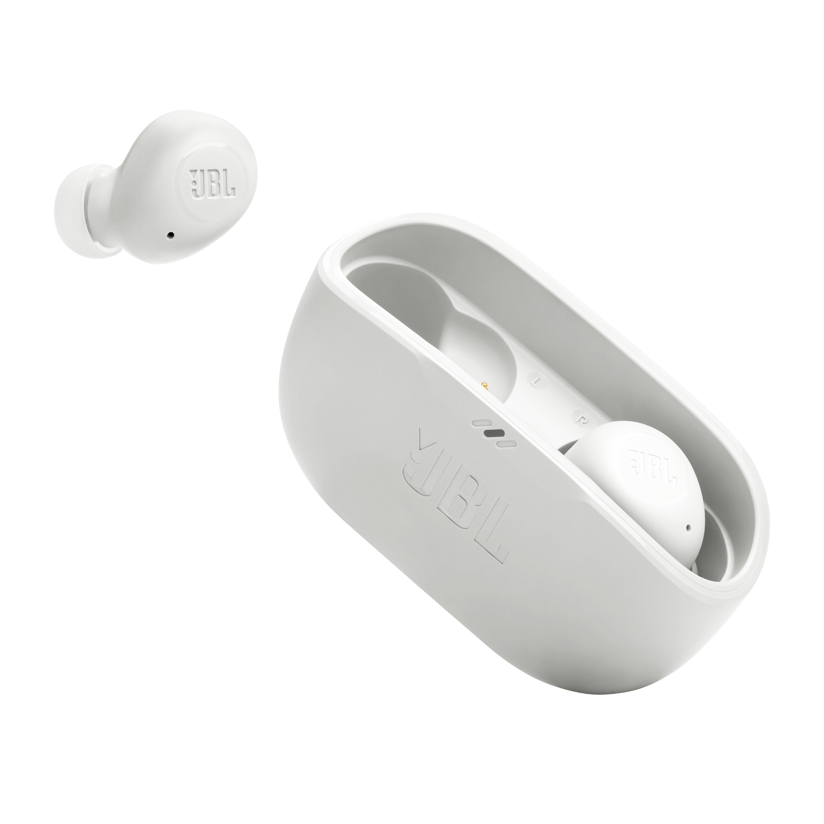 Audífonos JBL Bluetooth TWS Wave Buds Autonomía de 32H White