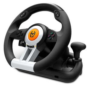 Kit Volante Con Pedales Krom K-Wheel Premium Ps4 Xbox One PC