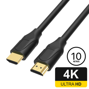 Cable HDMI de 10 Metros Reforzado 4K/ 2K/ Full HD 60Hz 10BAG