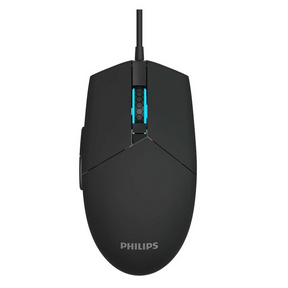 Mouse Philips Multiuso de 6 Botones Retro Iluminado SPK9304