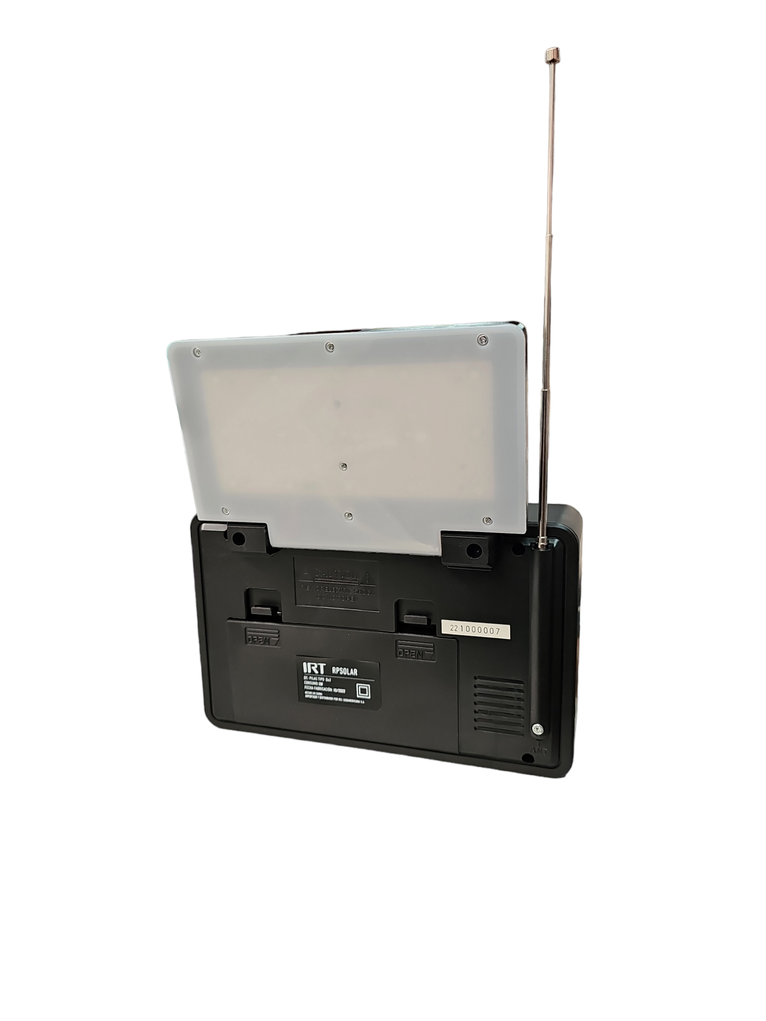 Radio Solar AM y FM Multibandas con Bluetooth IRT RPSOLAR