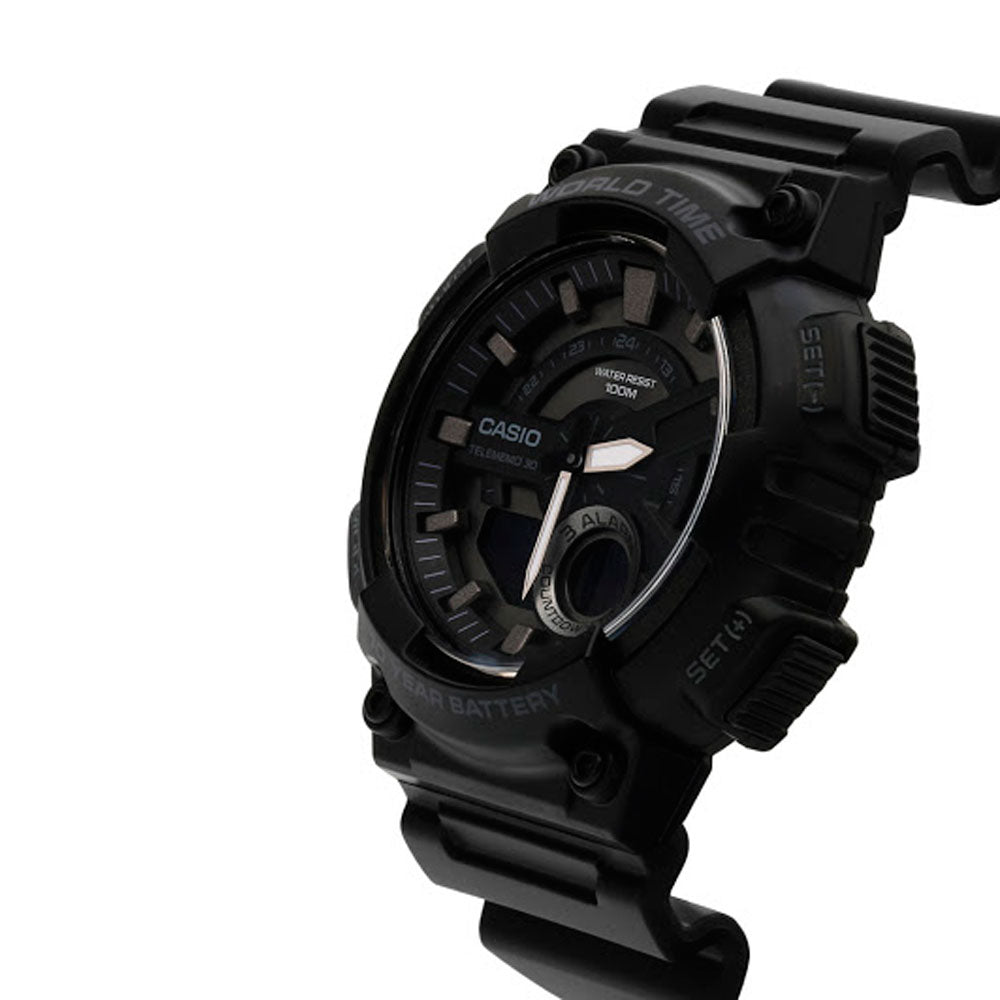 Reloj Casio de Hombre  AEQ-110W-1BVDF Sport Black