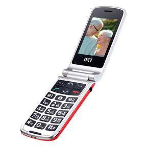 Teléfono Senior Adulto Mayor IRT Tipo Almeja 310R Liberado