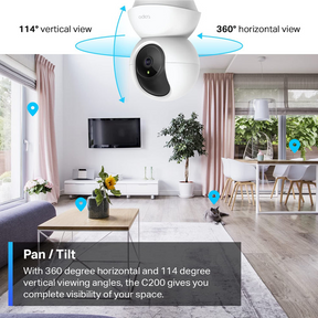 Camara Wifi Rotatoria Tapo TP-Link 1080p Full HD C200 Robot