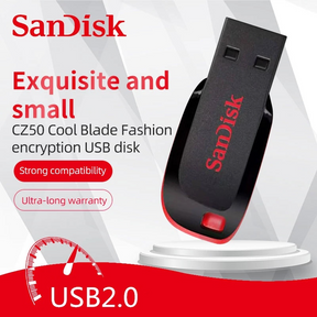 Pendrive Sandisk 64 GB Cruzer Blade USB 2.0 Flash Drive Z50