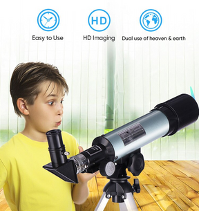 Telescopio Astronómico Monocular 90X HD de Aluminio TL-070