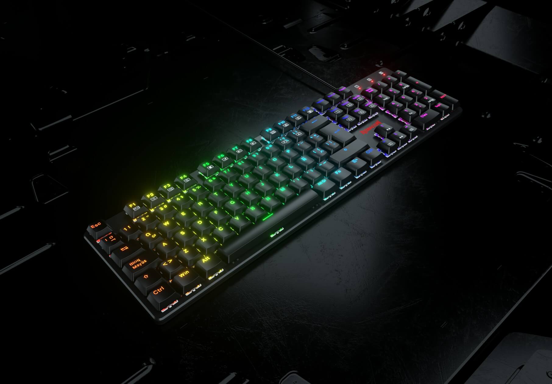Teclado Gamer Mecanico Redragon Shrapnel K589Rgb