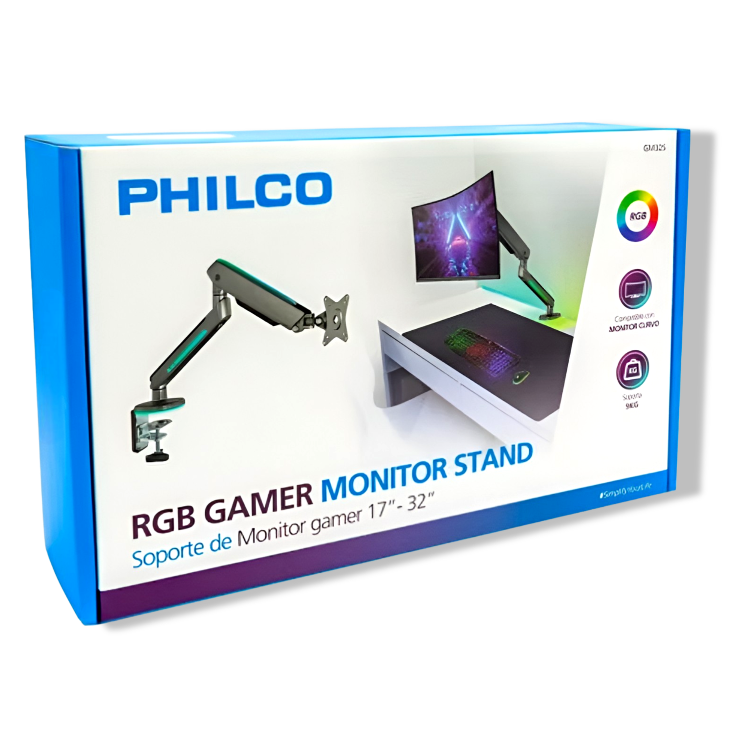 Soporte de Monitor Articulado de Ajuste Perfecto 32” Max RGB