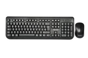 Kit Mouse y Teclado Inalambrico Tecmaster Black 3753